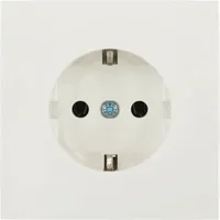 Gira 4188 112 Steckdose mit Steckklemmen Flächenschalter reinweiß glänzend
