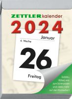 Tagesabreißkalender XL 2024 8,2x10,7