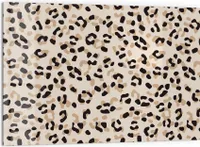 DEQORI Küchenrückwand Glas 60x40 cm 'Leopardenglanz' Spritzschutz Bad Rückwand Küche