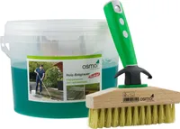 Osmo Holzentgrauer Kraftgel farblos 2,5 l mit Terrassenbürste
