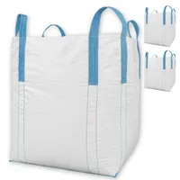 BIG BAG 90x90x110 cm velký - vysoká stabilita až do 1500 kg, likvidace BigBags se 4 poutky (BigBag, balení po 3 kusech)