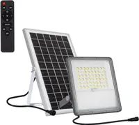 LED- Fluter Solar 10W 100lm/W IP 65 mit Fernbedienung 6000K Kaltweiß