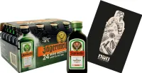 Jägermeister 24x 0,02L (35% vol) Mini Meister Shots to Go 24er Set 2cl Kräuterlikör- [Enthält Sulfite]