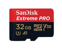 SanDisk Extreme PRO microSDHC 32 GB 100 MB/s A1 C10 V30 UHS-I