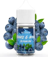 Belissia Shake and Make Blaubeere - 30 ml hochdosiertes Lebensmittelaroma - zum Nachfüllen - Für Backen, Speisen, Getränke, Shake, DIY & Raumduft