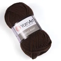 YarnArt Merino Bulky Wolle 100m/100g, Braun, Weich & Kuschelig
