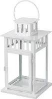 BORRBY Ikea Laterne für Blockkerze, drinnen/draußen weiß, 28 cm