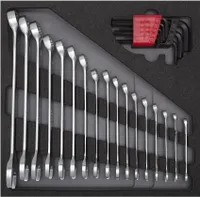 GEDORE red R22250000 Ringmaulschlüssel-Satz 4/6 CT-Modul 26-teilig, 3301699