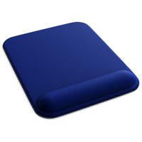 CSL Gaming Mauspad, Office Mousepad mit Gelkissen mit & Handgelenkauflage, 22,5 x 28 cm, dunkelblau