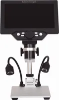 Digital Mikroskop 1200x 7" 12MP 8LED HD 1080P LCD Microscope Kamera mit Stand