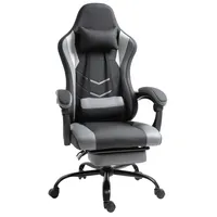Gaming stuhl ergonomisch - bigzzia gamer stühle mit lendenkissen +  kopfstütze - gaming chair höhenverstellbar bürostuhl compu Angebot bei  ManoMano