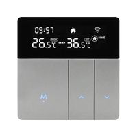 Wi-Fi Smart Thermostat Digital LCD wifi Raumthermostat Fußbodenheizung APP Control Voice Heizung programmierbarer Kompatibel mit Alexa/Google,