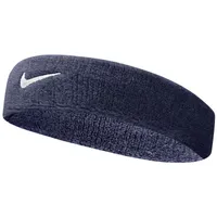 Nike swoosh stirnband obsidian-white blue