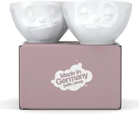 FiftyEight  Schälchen-Set Lecker Verpennt 2-teilig Hartporzellan 200 ml, weiß T012601