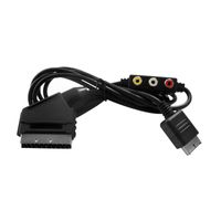 PS1, PS2, PS3 RGB Scart Kabel mit Audio und Video Out Eaxus