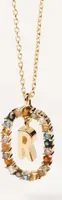 PDPAOLA Halskette LETTERS 18K gold plated silver gold