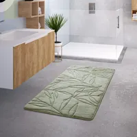 TT Home Badezimmer Badematte Duschmatte Rutschfest Waschbar Memory Schaum Stein Muster Größe 65x120 cm