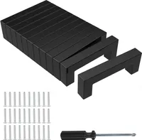 12 Stück Möbelgriff, Schrankgriffe, Schubladengriffe, Griff aus Aluminiumlegierung, Möbelgriffe 96mm, für Küchenschränke Kleiderschrank