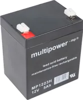 Multipower MP1223H Hochstrom Blei-Akku mit Faston 6,3mm Steckkontakt