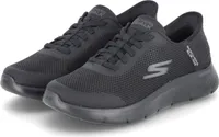 Skechers Slip-Ins GO WALK FLEX Herren Slip-On Sneaker HANDS UP Schwarz Textil Synthetik Größe: 40