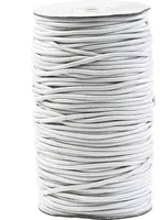 100m Spule starke Gummikordel Gummischnur 3mm, Farbauswahl, Farbe:weiß