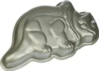 Städter KIDS Backform Trixi der Dino, Kuchenform, Kuchenbackform, Motivbackform, Metall, 34 x 28 cm, 569041