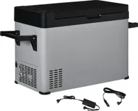 Outsunny chladiaci box do auta 50L s LCD displejom Chladnička do auta s držadlami