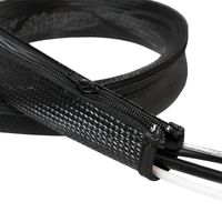 LogiLink Kabelbündler 1,0 m Kapazität: 30 mm schwarz mit Reißverschluss