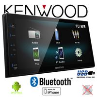 KENWOOD DMX-120BT USB Autoradio 2 DIN Moniceiver Bluetooth Freisprecheinrichtung