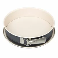 Zenker Springform mit Flachboden Crème Noir  Hochwertige Backform für Kuchen und Torten, hitzebeständig bis 230°C