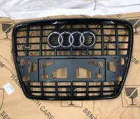 Original Audi S Black Edition Universal Emblem Schwarz für den  Kühlergrill (100% Original von Audi!)
