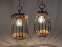 Dekorative Hänger Laterne mit Solar-Licht 23cm 1 Stück von 2 Varianten Lieferumfang