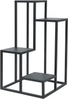 Metall Blumenständer 4-stufig 38x38x68cm Your Loft Design Schwarz