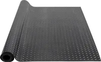 VEVOR gumová rohož 4625 x 1236 mm podlahová rohož SBR gumová podlahová krytina 3 mm hrubá rohož s klincami diamantová rohož protišmyková rohož gumová krytina ideálna pre garáže, sklady, telocvične, chodníky