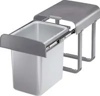 Ekotech Abfallsammler AG16G Aladin grau 16 Liter ab 40cm Unterschrank