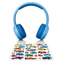 Lenco HPB-110BU - Faltbare Bluetooth-Kopfhörer für Kinder - Blau