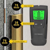 3 In 1 Metalldetektor Finden Metall Holz Studs Live Draht Erkennen Wand Scanner Electric Box Finder Wanddetektor