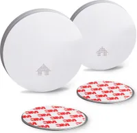 2er Set Rauchmelder 10 Jahre Batterie Magnet, VdS + EN 14604 Feuermelder SEBSON