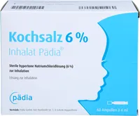 Fyziologický roztok 6% na inhaláciu, 60 ks IHA