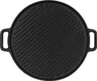 Krumble BBQ Griddle - BBQ Platte - Gusseisen Griddle - 30 x 36 x 2,5 cm