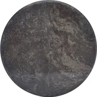 Tischplatte Schwarz Ø50x2,5 cm Marmor
