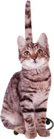 lustig mit Katze - Katzen Figur Toilettenpapierhalter als WC Rollen Aufbewahrung  Toilettenpapier Halterung,（Kaffee）