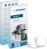 Wessper 10 tabletek czyszczących do wszystkich w pełni automatycznych ekspresów do kawy i ekspresów do kawy