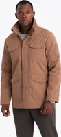 Ombre Clothing Męska kurtka przejściowa Ive camel S