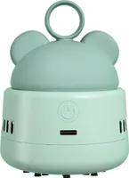 Mini kabelloser Tischstaubsauger, Cartoon-Staubsauger, zum Reinigen von Staub, Kruemeln, Haaren, Resten fuer die Tastatur, Zuhause, Buero, Auto