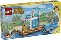 LEGO Animal Crossing Létejte s Dodo Airlines, herní set pro videohru, hračka na letiště, minifigurka hydroplánu a pilota, dárek pro holky a kluky od 7 let 77051