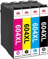 🔥🔥🔥4er 604XL für Epson 604 Druckerpatronen XP-2200 XP-2205 XP-3200 XP-3205 XP-4200 XP-4205 WF-2910 WF-2930 WF-2935 WF-2950📄B=ca.550 C=ca.380