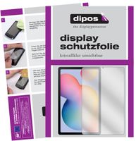 2x Samsung Galaxy Tab S6 Lite Schutzfolie klar Displayschutzfolie Folie Display