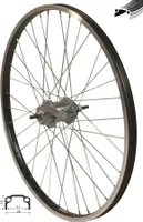 REDONDO 24 Zoll Laufrad Hinterrad Felge Schwarz Shimano Nexus 3 Gang Rücktritt