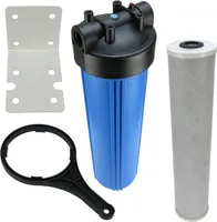 Hauswasserfilter 20 Zoll BigBlue Vorfilter Gartenfilter Brunnen +Aktivkohleblock